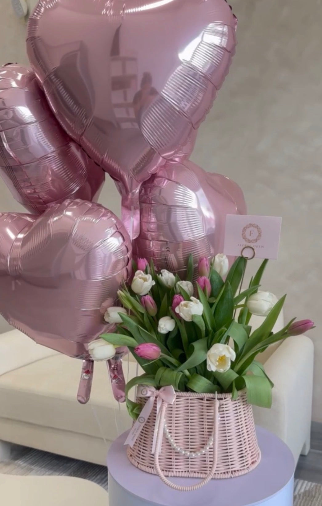 Tulips Basket