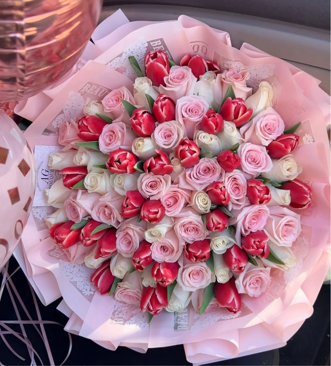 Tulips & rose paradise