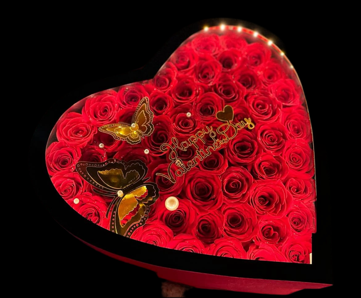 Heart Box & lights