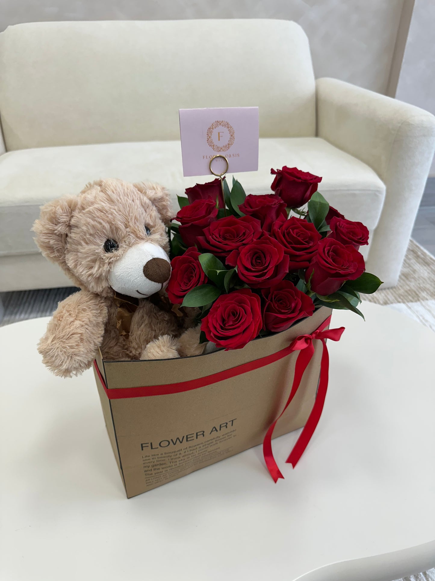 Valentines Teddy Bear Bag
