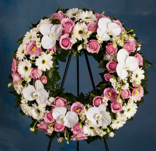 Pink Harmony Wreath